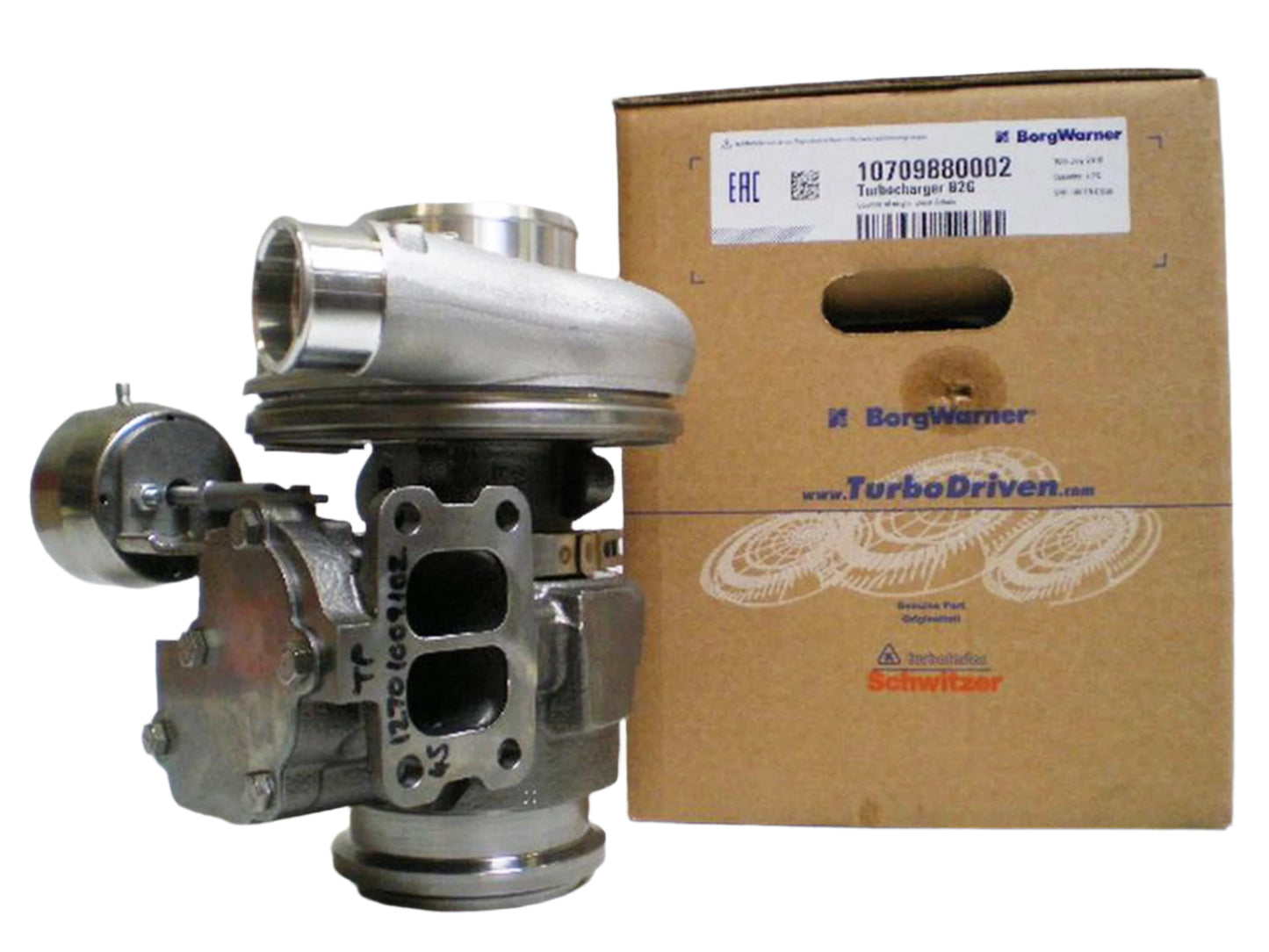 Nuevo OEM BorgWarner B2 Turbo Perkins Tractor Construcción 1106D 6.6L 10709880012