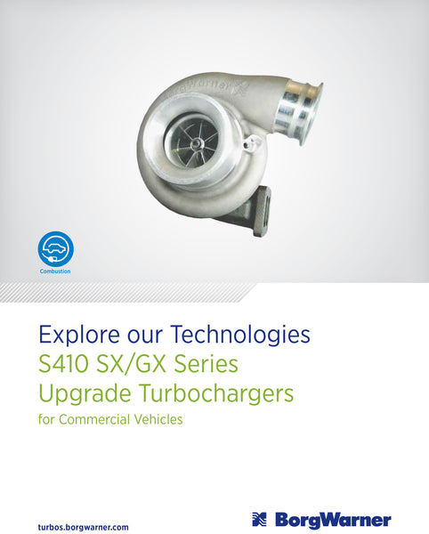 NEW OEM BorgWarner S410SX Performance Turbo Twin Flow 15.0L Diesel 14969880004