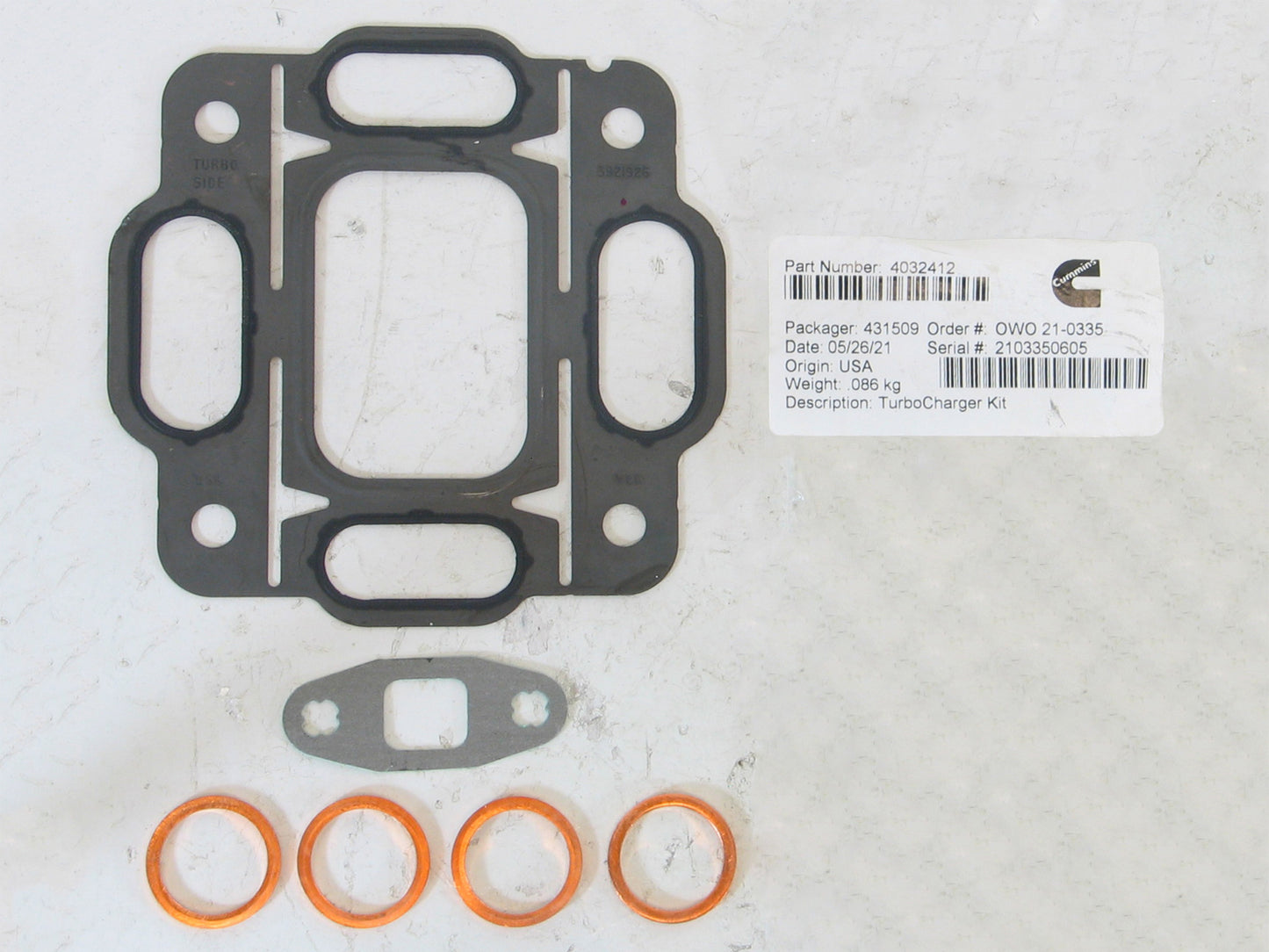 NEW Holset H2C Turbo Marine Cummins 6CT 6CTA 6CTAM 8.3L Diesel 3531652 4033211H