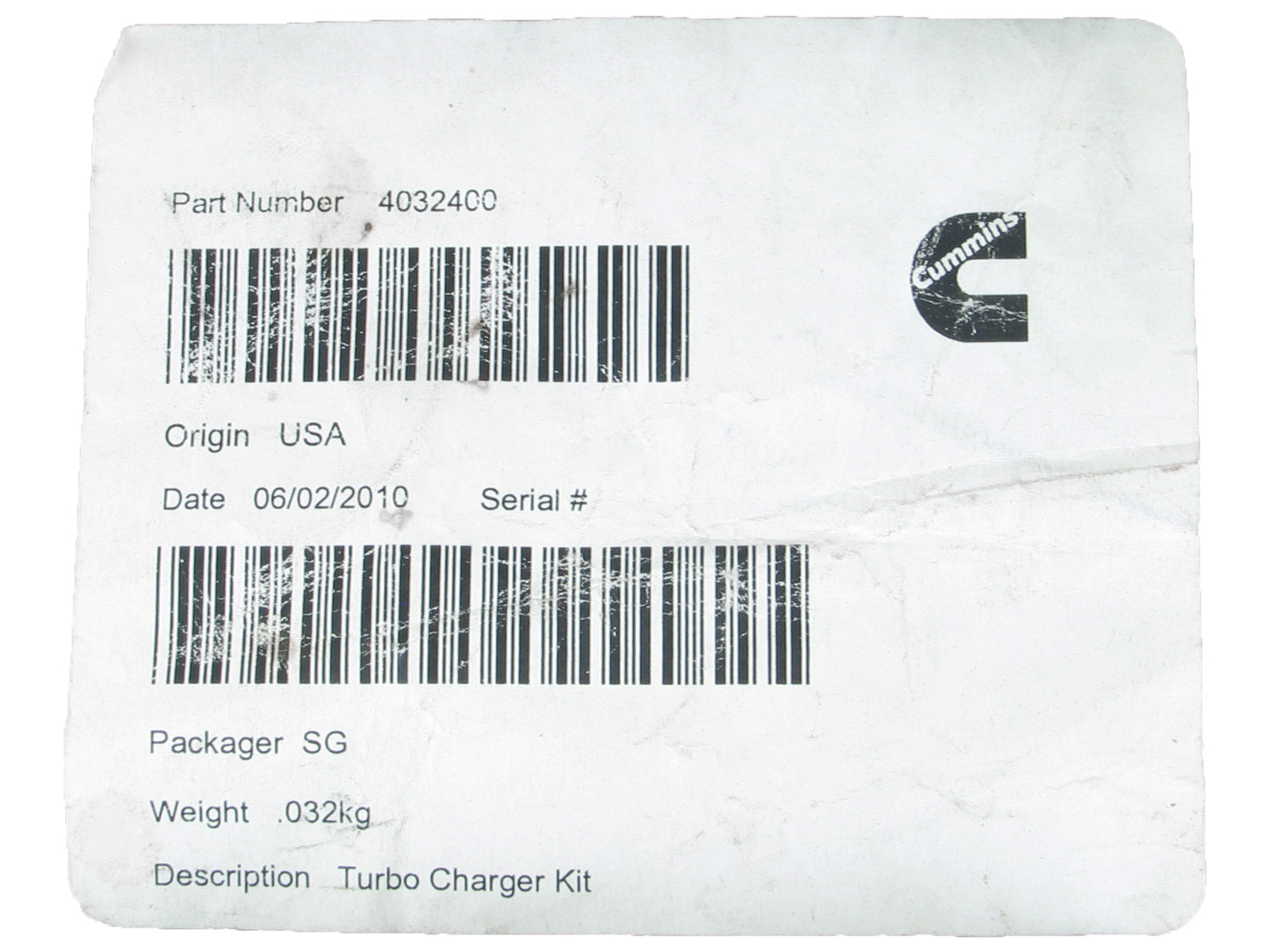 NEW OEM Holset HX40W Turbo Snow Groomer Industrial Cummins 6CTA 3538677 3535617