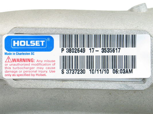 NEW OEM Holset HX40W Turbo Snow Groomer Industrial Cummins 6CTA 3538677 3535617