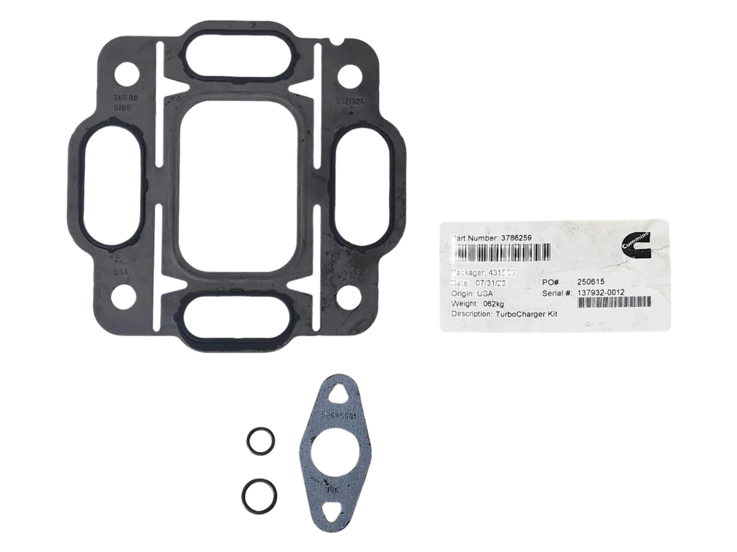 NEW OEM Holset HX55WM Turbo Marine Cummins QSB 6.7L Diesel 3788678 3788677