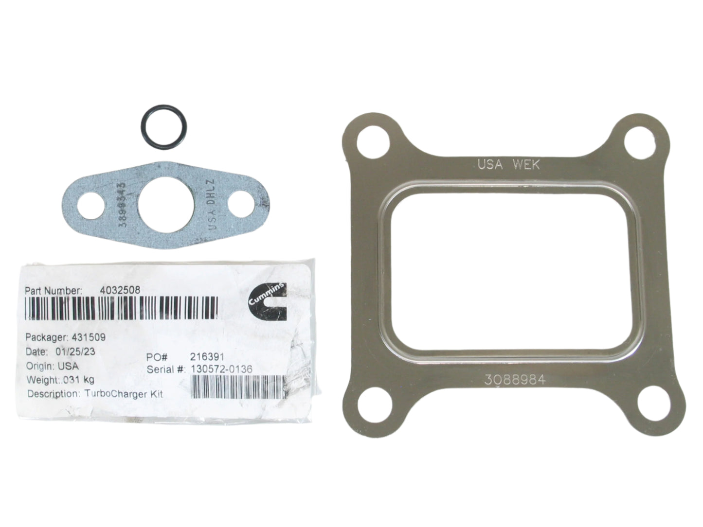 NUEVO motor diésel Holset HE500FG Turbo Industrial Cummins M11 3593608 3792806