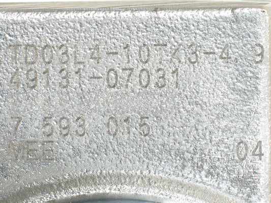 NEW OEM Mitsubishi TD03L4 Turbo BMW 135i 335i N54B30 3.0L Gas Engine 49131-07031