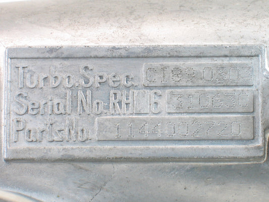 NEW IHI RHC62C Turbo Hitachi EX200-2/3 Excavator Shovel 6BD1T 5.8L VB240044 CI89