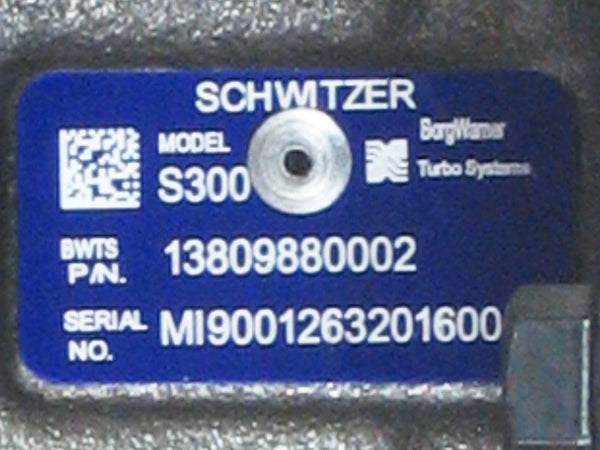 NEW OEM BorgWarner S300 Turbo Renault Truck MIDR062356 B41 Diesel 13809880002
