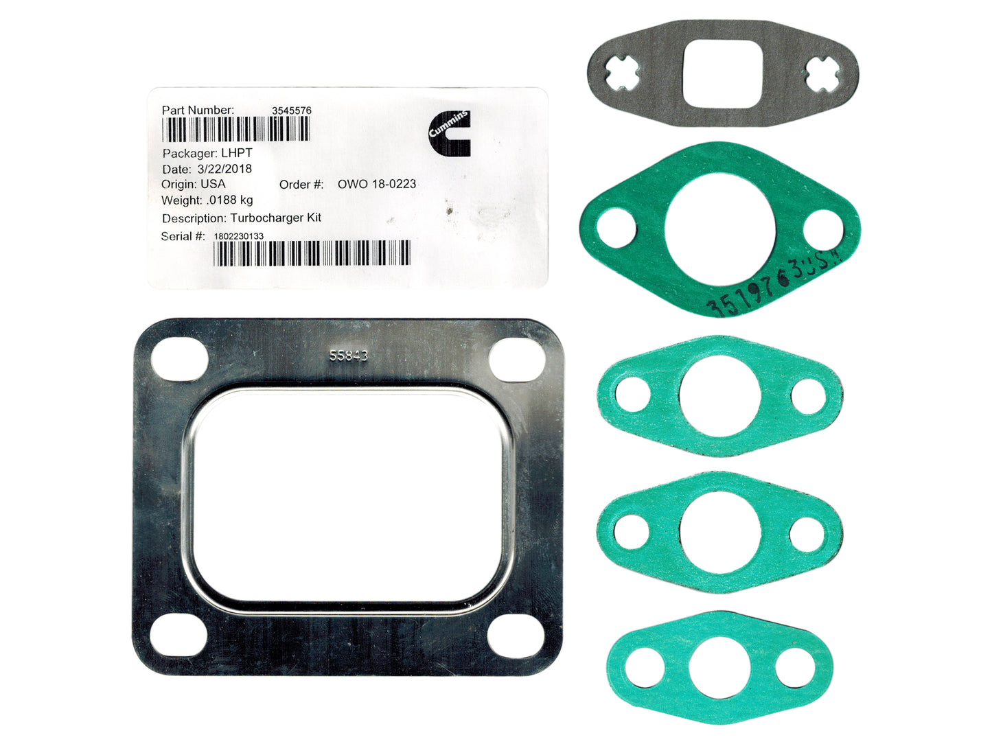 NEW OEM Holset HE400VG Turbo Mack Volvo Truck MD13 Diesel 13.0L 5355447 4031000