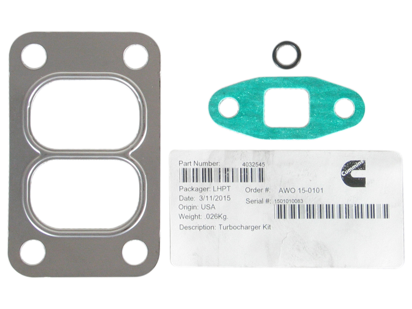 NEW Holset HX35 Turbo Komatsu Wheel Loader Excavator Cummins 6BTAA 5.9L 4038475