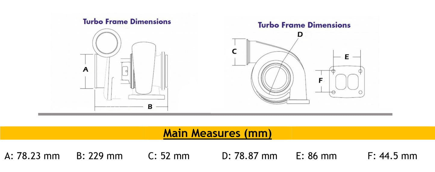 NEW Garrett TB34 Turbo Universal T3 T4 Journal Chaochai 6102BZ 160PS 471204-5003