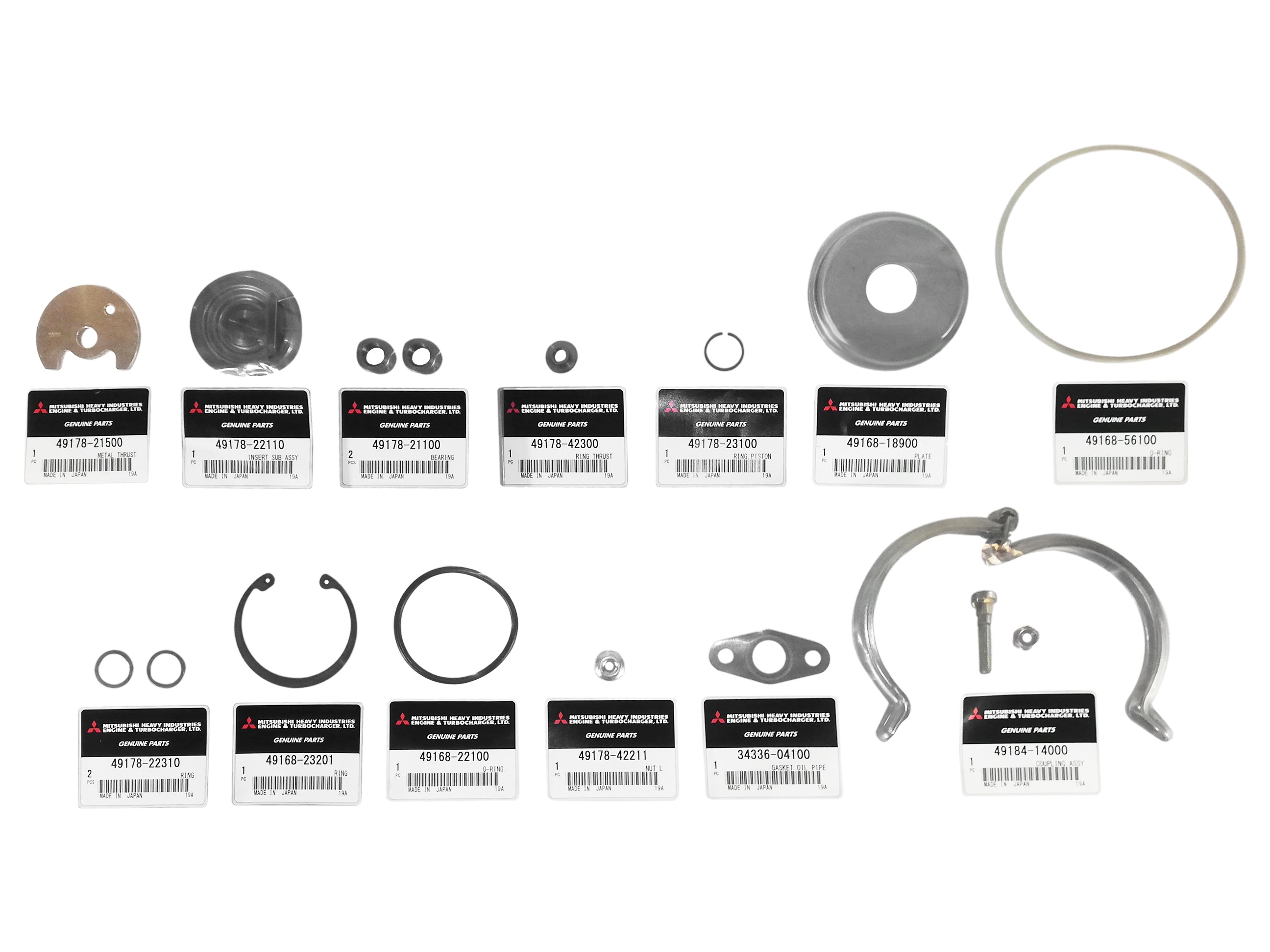 NEW Mitsubishi TD05 Turbo Repair Kit Fuso 49178-80030 – TurboTurbos