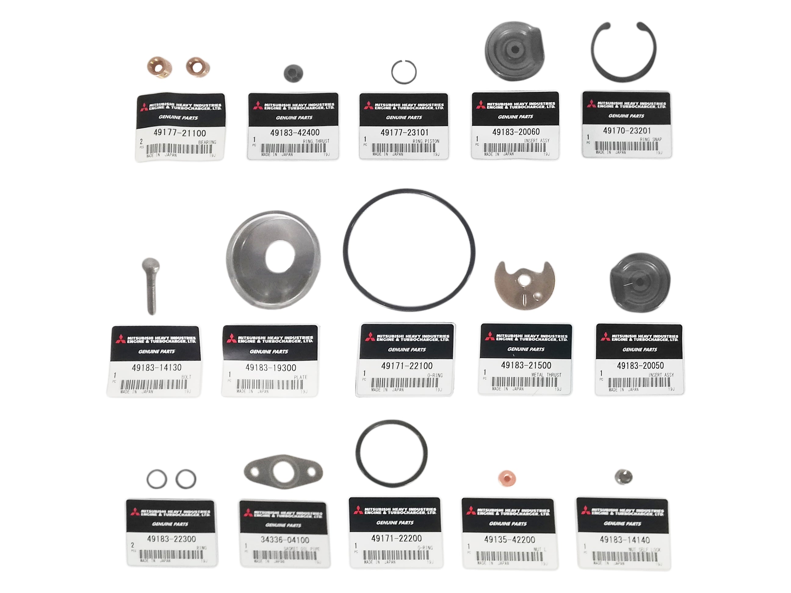 NEW Mitsubishi TD04H Repair Kit CAT Isuzu 49189-80020 – TurboTurbos