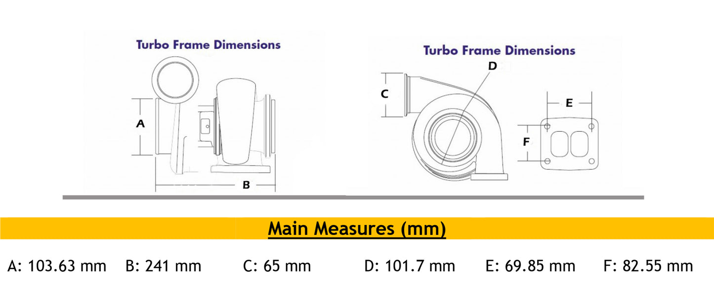 NEW OEM Garrett TO4E74 Turbo Universal T4 Cummins 6BT 6CT 706058-5002