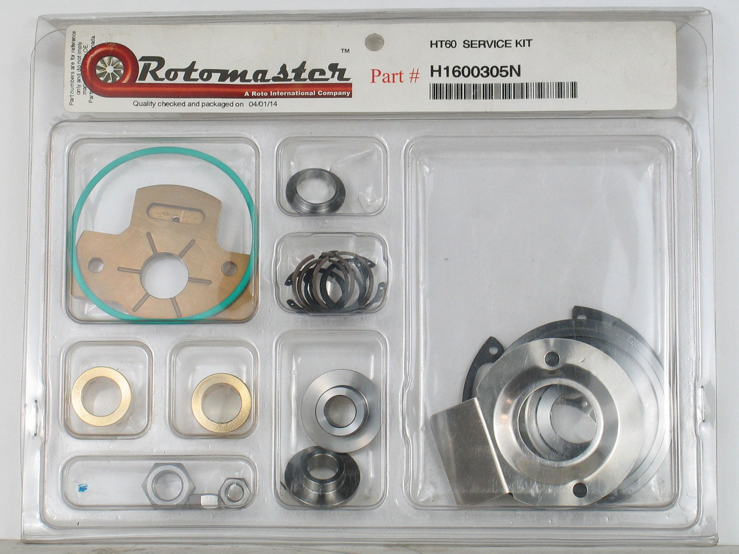 NEW Rotomaster HT60 Turbo Repair Kit Cummins N14 96N14 3575230 H1600305N
