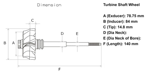 NEW GTA45 Turbine Wheel Truck Detroit Diesel Series 60 758160-0006 758160-0007