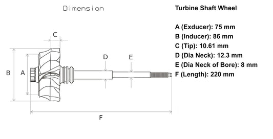 NEW HE551V Turbine Wheel Truck Cummins Signature ISX QSX15 Diesel Engine 3593668