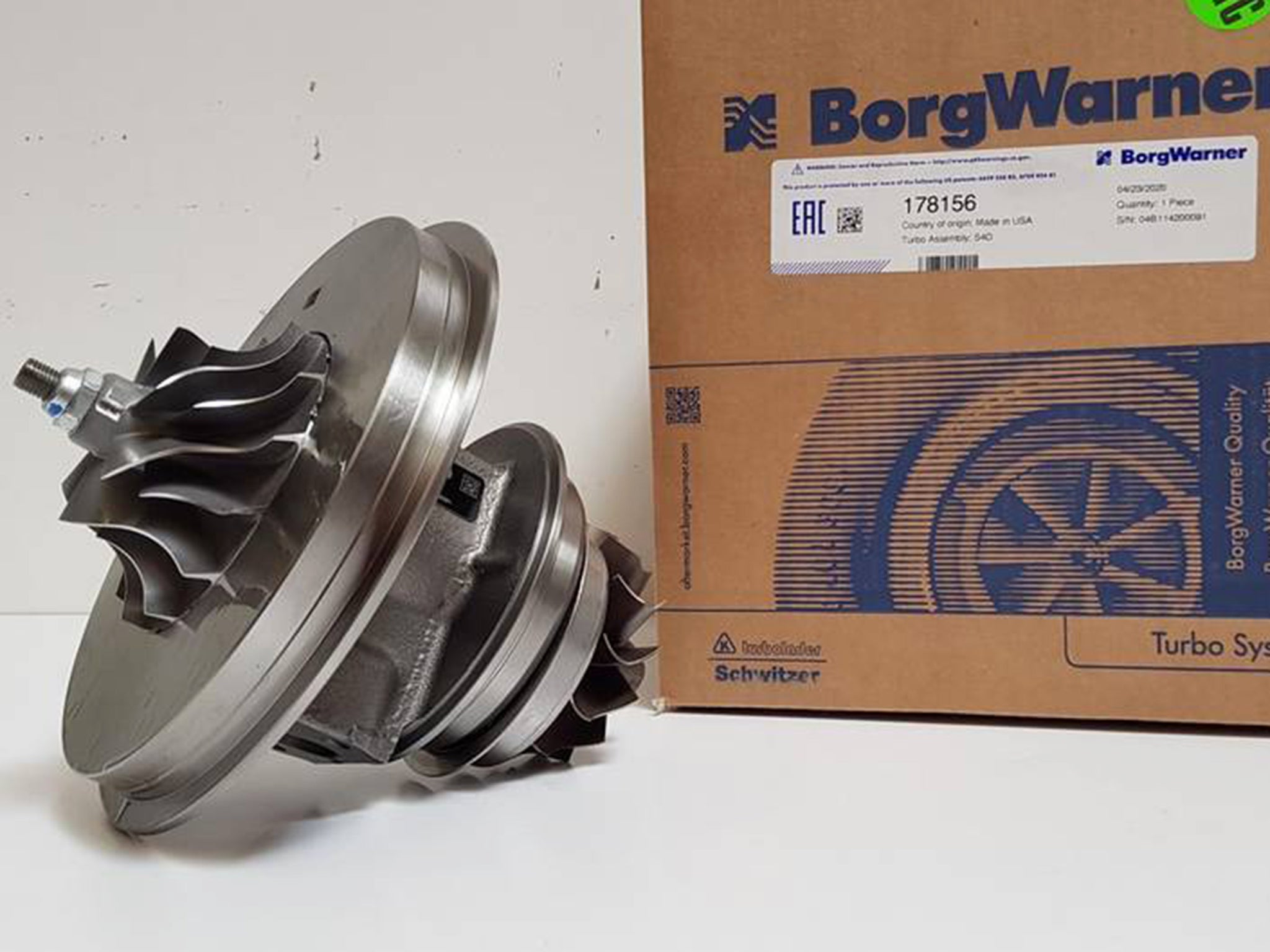 NEW BorgWarner S4D Turbo CHRA CAT Marine Earth Moving 3208 Generator 3406 178156