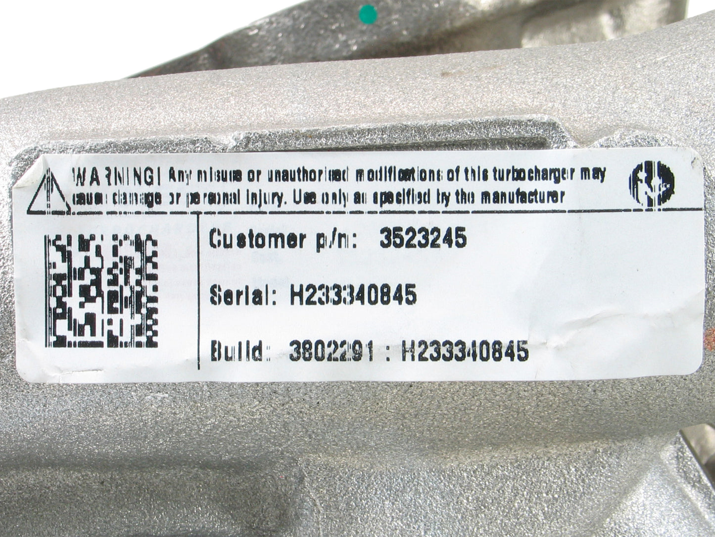NEW OEM Holset H1C Turbo Marine Truck Cummins 4BT 6BT 6BTA 5.9L 3523245 3533729