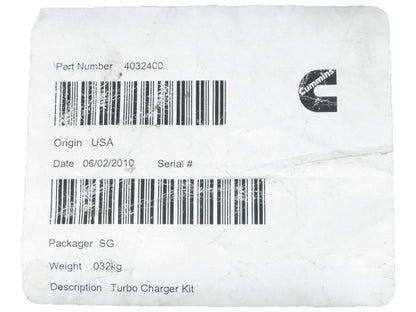 NEW OEM Holset HX40W Turbo Snow Groomer Industrial Cummins 6CTA 3538677 3535617