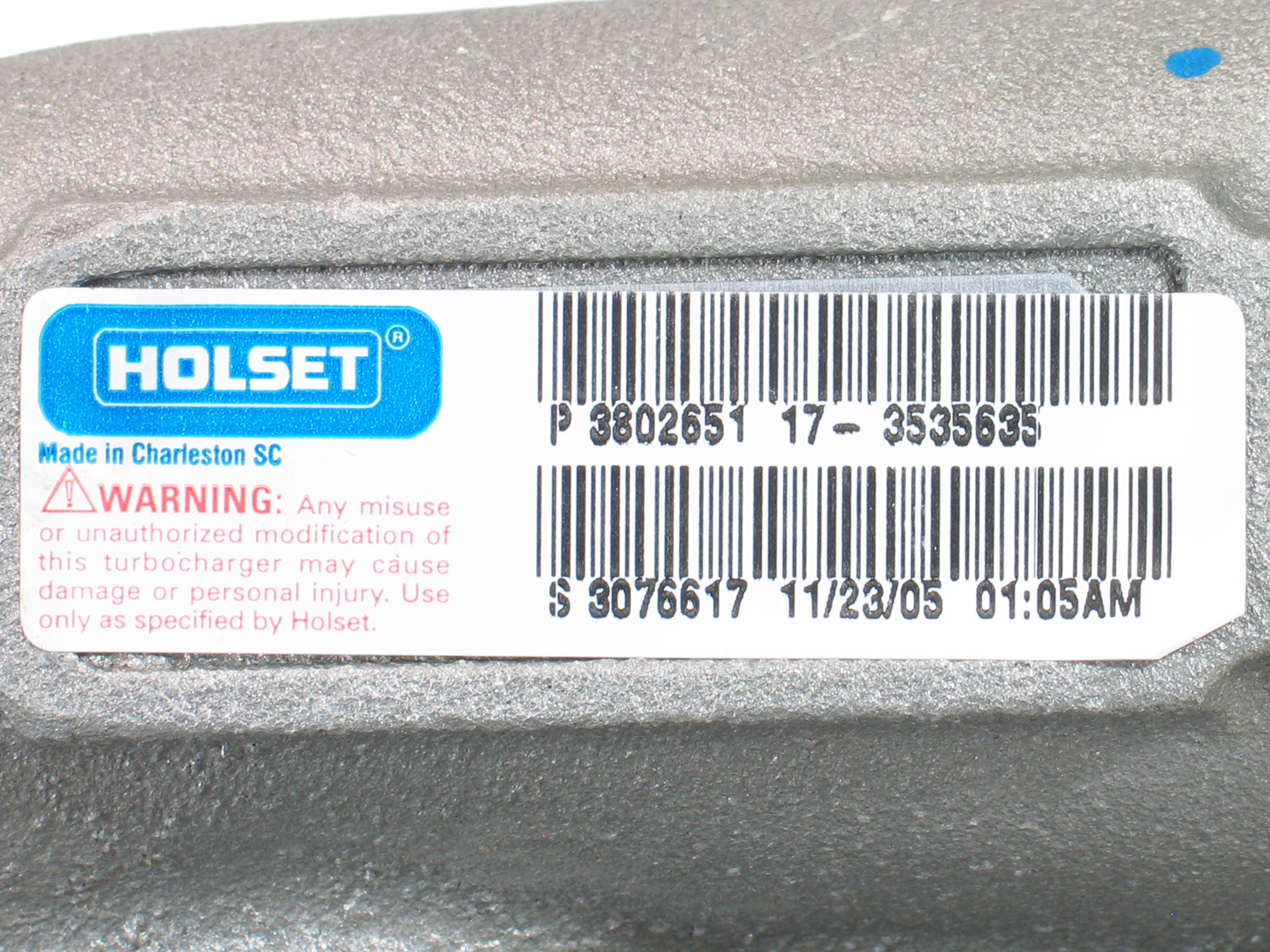 NEW OEM Holset HX40W Turbocharger Cummins 3802651 3535635