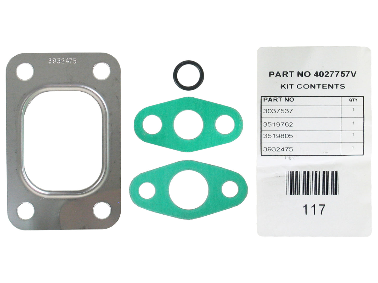 Nuevo OEM Holset HX25 Turbo Iveco retroexcavadora CDC 4 CYL 2V TC 4033163 3599350