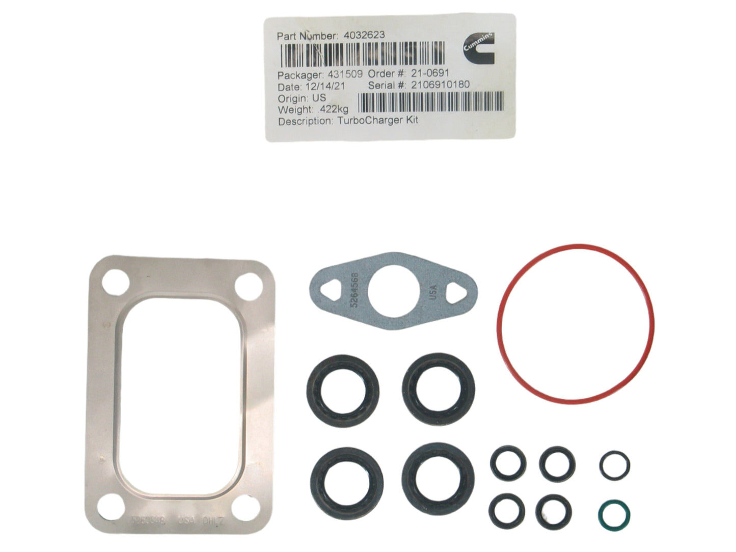 NEW OEM Holset HE300VG Short Turbo Komatsu Industrial Cummins QSB 6.7L 3793726