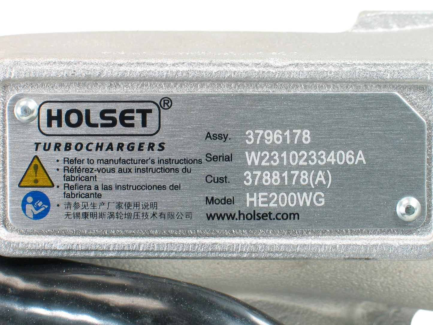 NEW Holset HE200WG Turbo Beijing Foton Truck Cummins ISF 2.8L 3788178 3796178