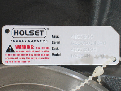 NEW OEM Holset HX55WM Turbo CHRA Marine Cummins QSB MAKO-2 Pegasus QSL 4027819