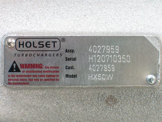 NEW OEM Holset HX50W Turbo Hino Truck Various K13C 12.9L Diesel 4033356 4027959