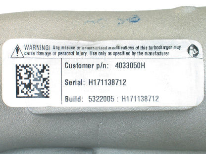 NEW Holset HX55 Turbo Iveco Agricultural Cursor 13 Diesel Engine 4033050 4040743