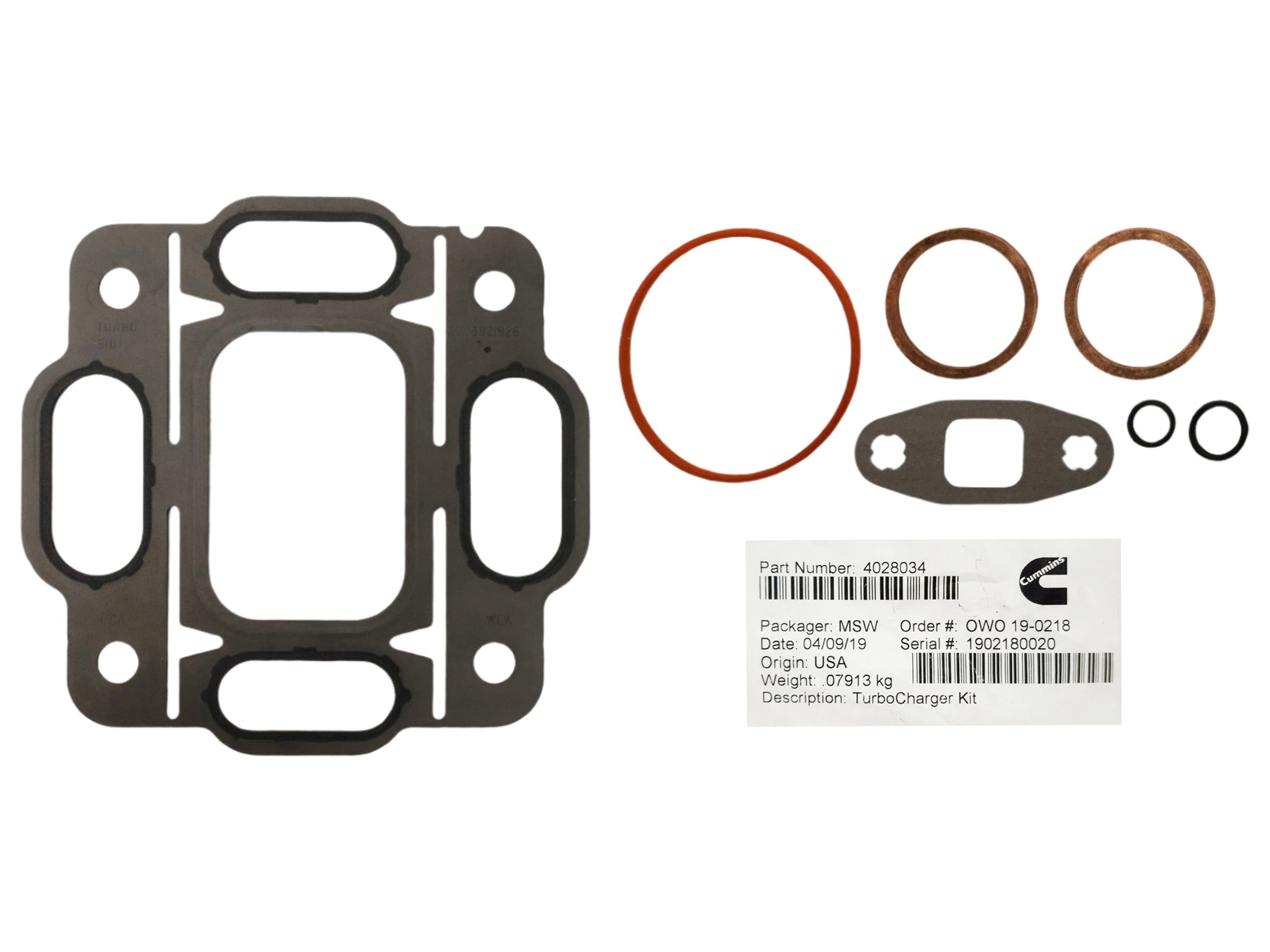 NEW Holset HX55WM Turbo Phoenix Marine Cummins 3595086 4041737