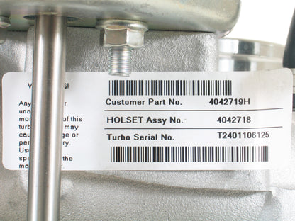 NEW OEM Holset HE221W Turbo Agricultural Construction Cummins QSB 4.5L 4042718