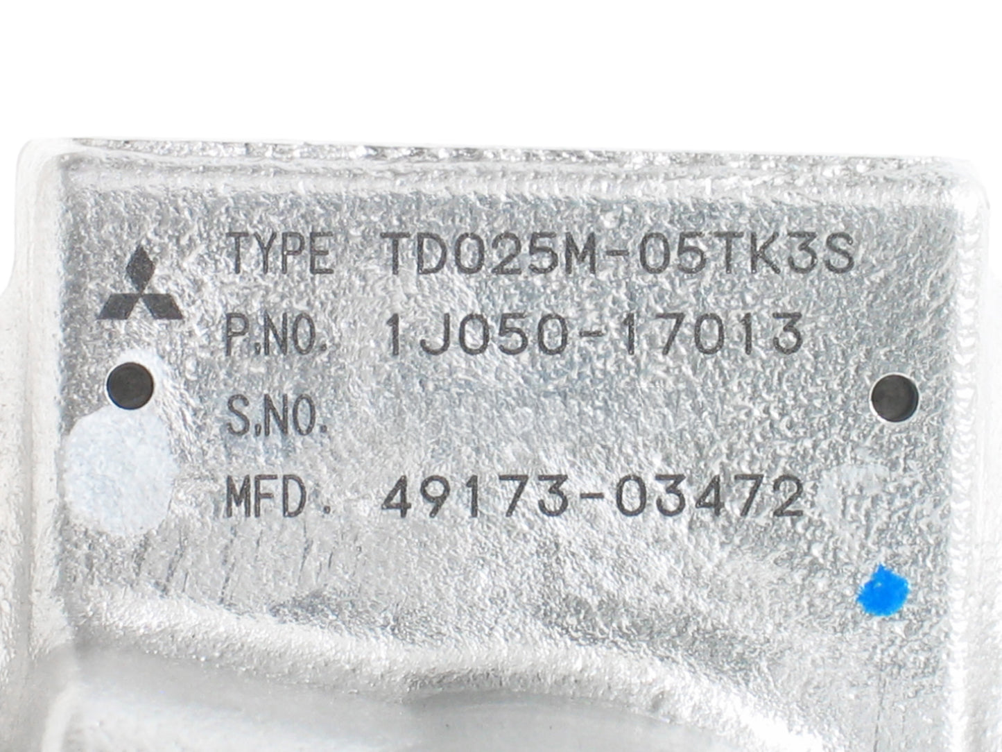 NEW Mitsubishi TD025M Turbo Kubota Industrial Tractor V1505-T 1.5L 49173-03472