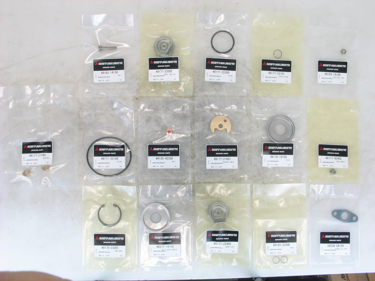 New Mitsubishi TD04 Turbo Repair Kit Komatsu 3.3L Cummins QSB Diesel 49177-80000