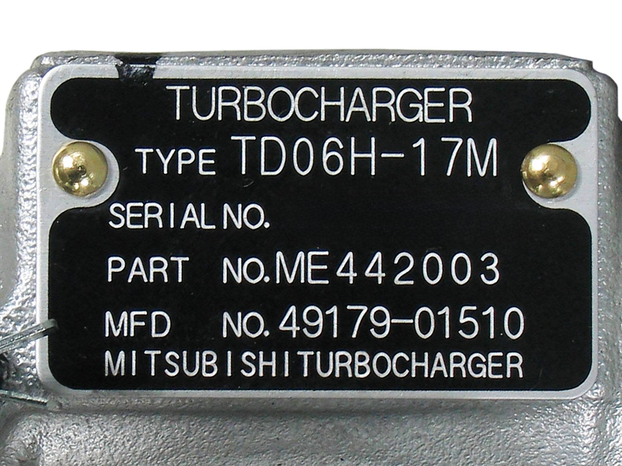 NEW OEM Mitsubishi TD06H Turbo Fuso 49179-01510 – TurboTurbos