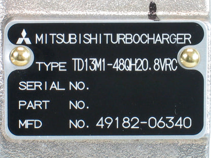 NEW OEM Mitsubishi TD13M1 Turbo Industrial S16R-Y2PTAW2-1 Diesel 49182-06340