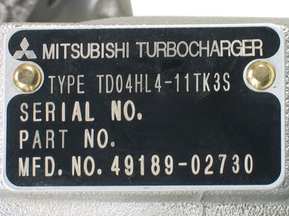 NUEVO Mitsubishi TD04HL4 Turbo Kubota CAT S4S Perkins 804D-33T Diesel 49189-02730