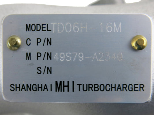 NEW OEM Mitsubishi TD06H Turbo Caterpillar Earth Moving 3066 Engine 49S79-A2340