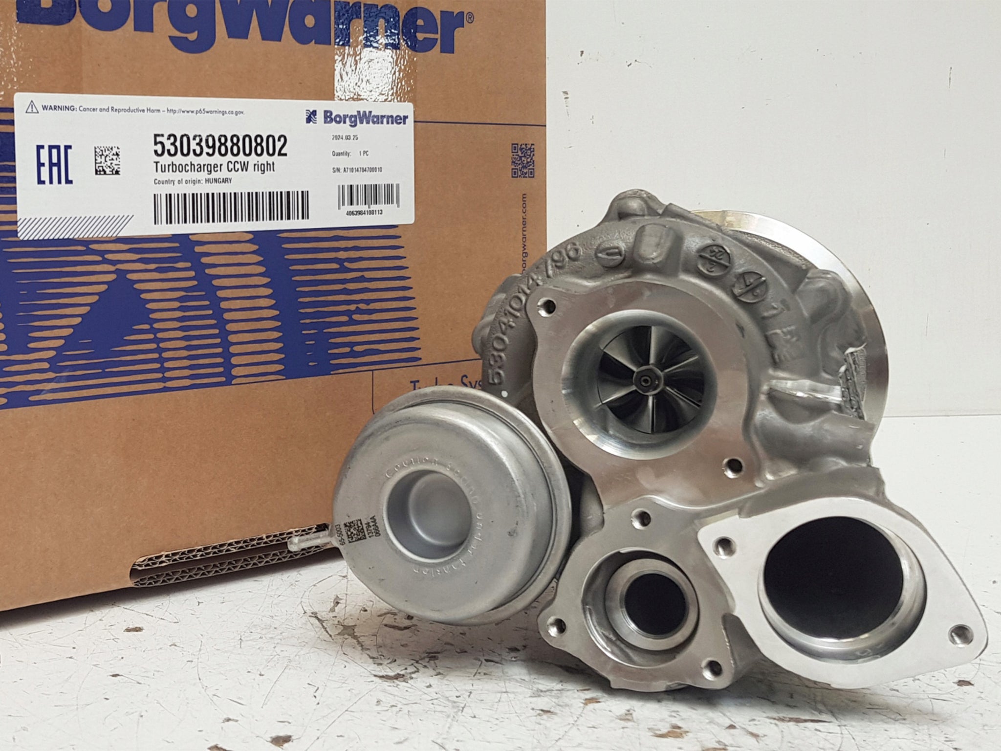 NUEVO turbocompresor BorgWarner K03 53039880802