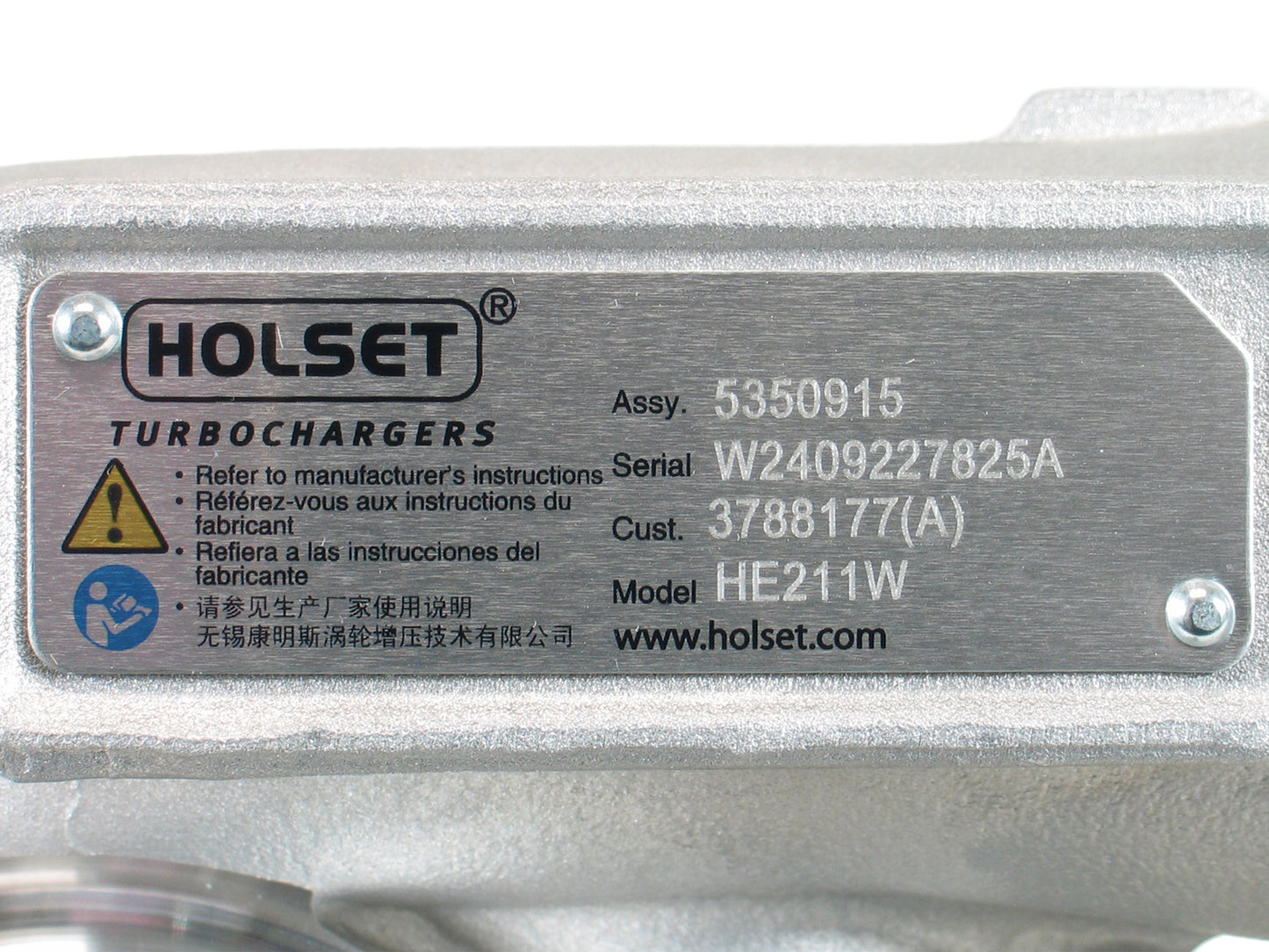 NEW OEM Holset HE200WG Turbo Beijing Foton Truck Cummins ISF 2.8L Diesel 5350915