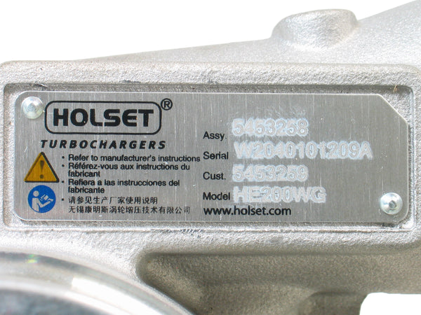 NEW Holset HE200WG Turbo Beijing Foton Cummins QSF 3.8L Diesel 5453259 5453258
