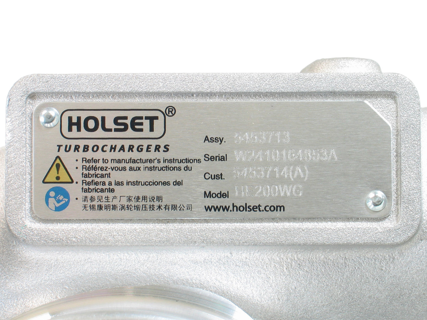 NEW OEM Holset HE200WG Turbo Off-Highway Cummins QSB 4.5L Diesel 5453714 5453713