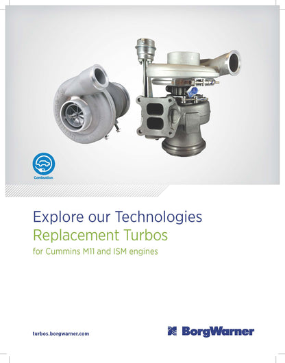 OEM Remanufactured BorgWarner S400 Turbo Bus Industrial Cummins ISM 57869902104