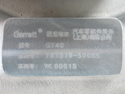 NUEVO OEM Garrett GT40 Turbo Yuchai 6M 9.8L Motor M11S41118100135 781319-5008