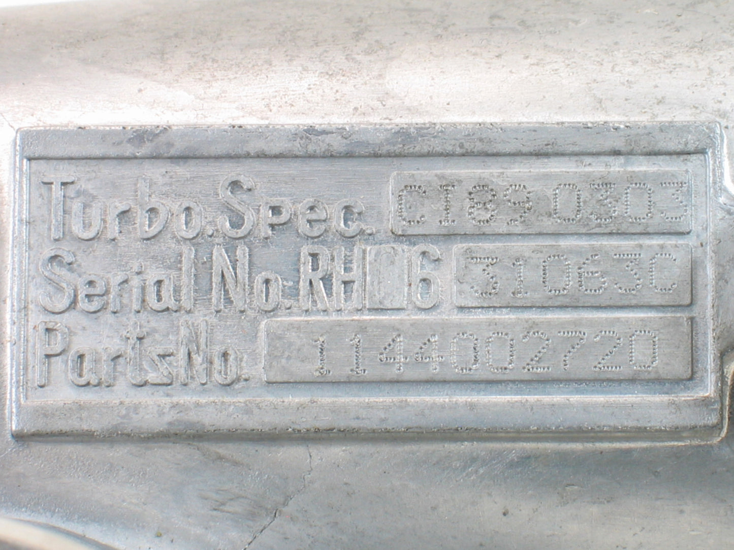 NEW IHI RHC62C Turbo Hitachi EX200-2/3 Excavator Shovel 6BD1T 5.8L VB240044 CI89