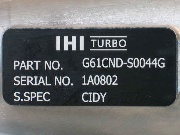 NEW IHI RHE6 Turbo Hitachi Excavator Sumitomo Isuzu 6HK1TQA 7.8L VA570044 CIDY