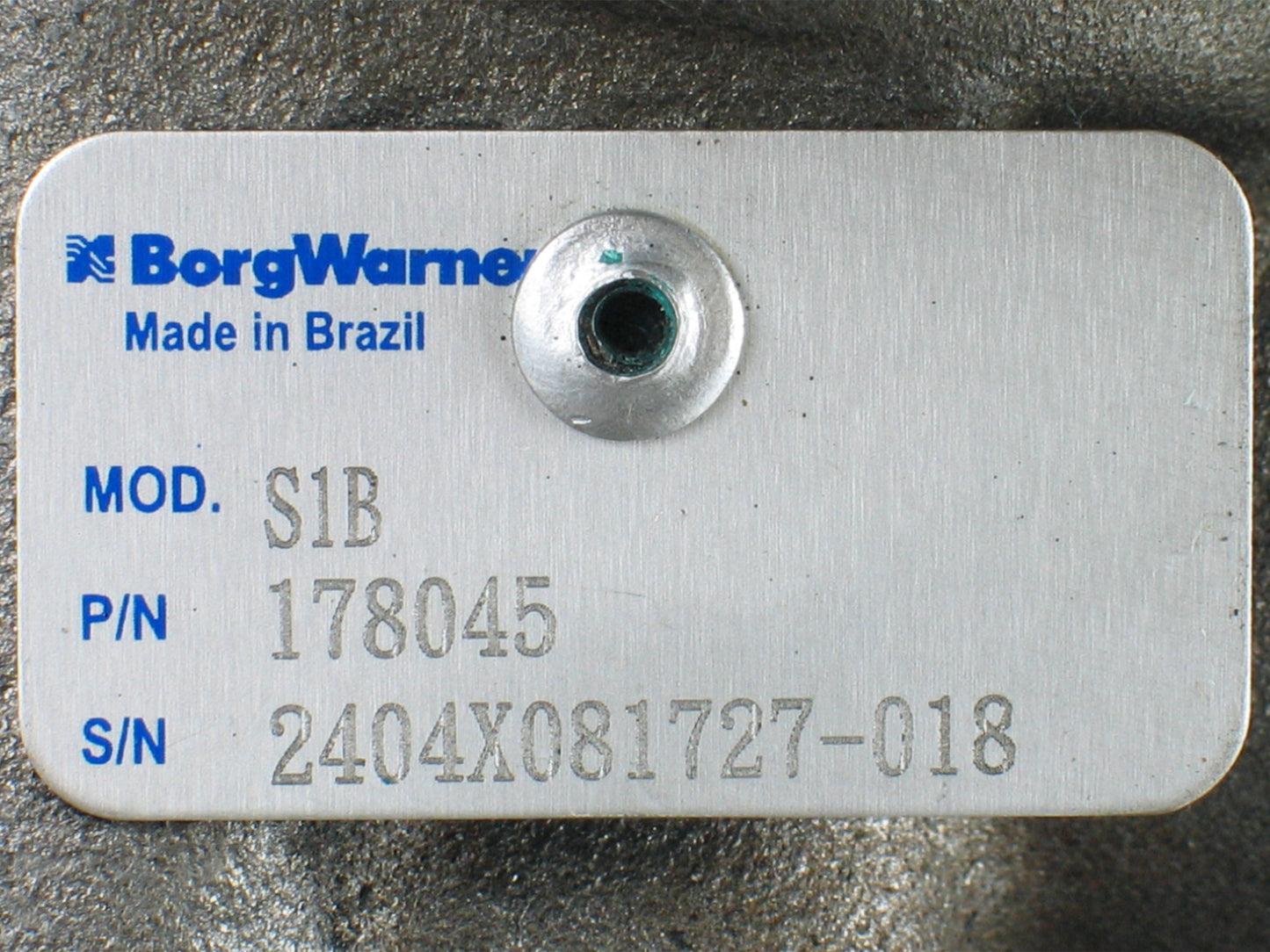 NEW BorgWarner S100 Turbo John Deere Excavator 4045H Agricultural 4045HT 178045