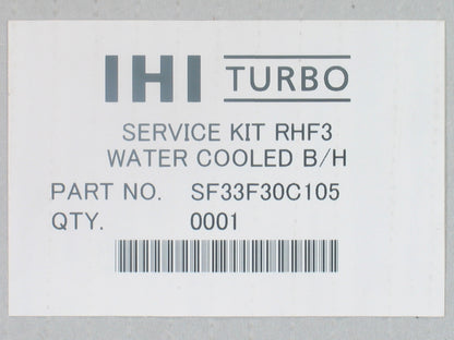 NEW OEM IHI RHF3 Turbo Repair Kit Daihatsu EF-DET EF-RL Isuzu 4JK1 SF33F30C105