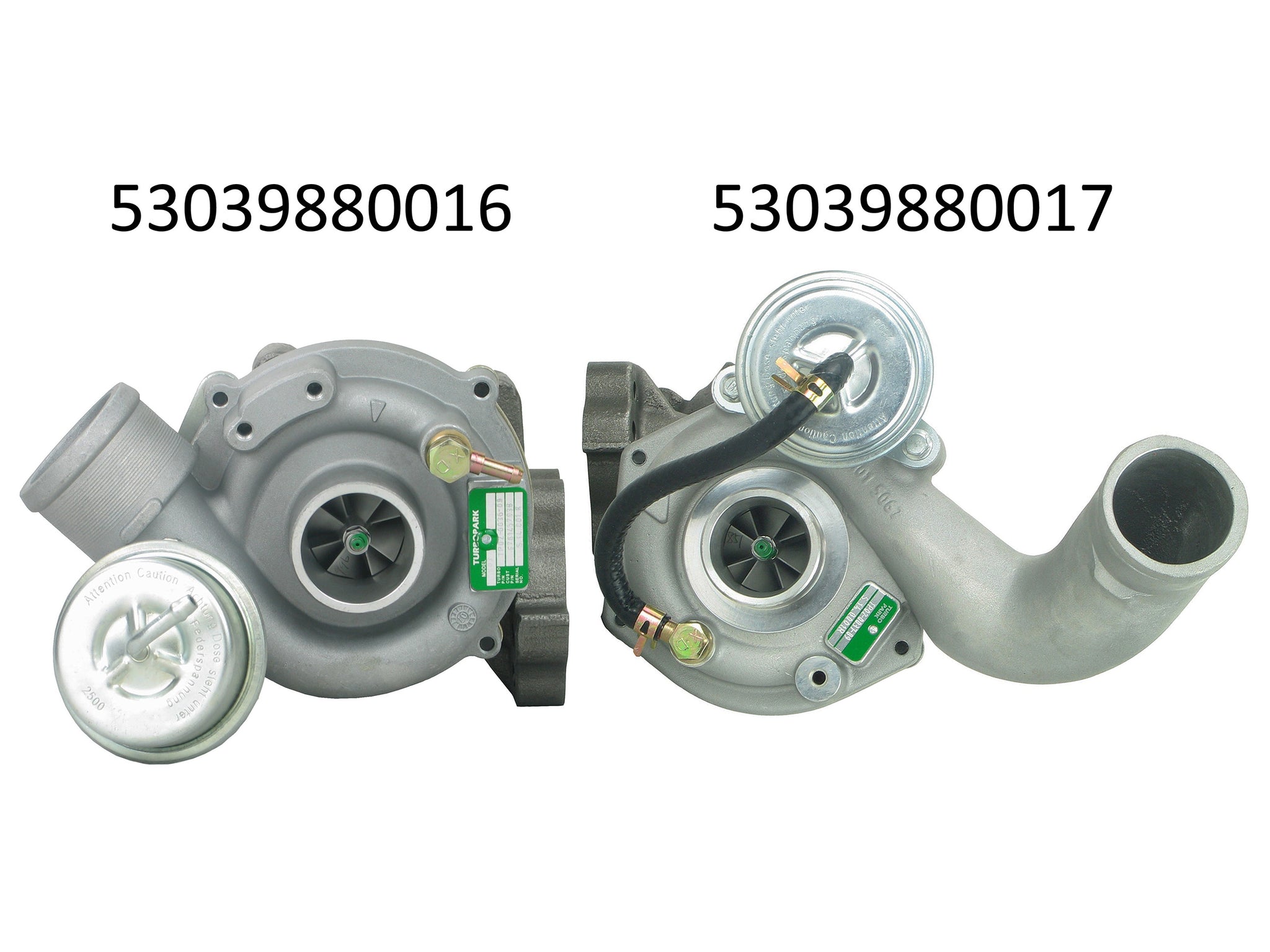 NUEVO par K03 Turbocompresor Audi S4 A6 allroad AGB AJK ARE BES 53039700016-0017