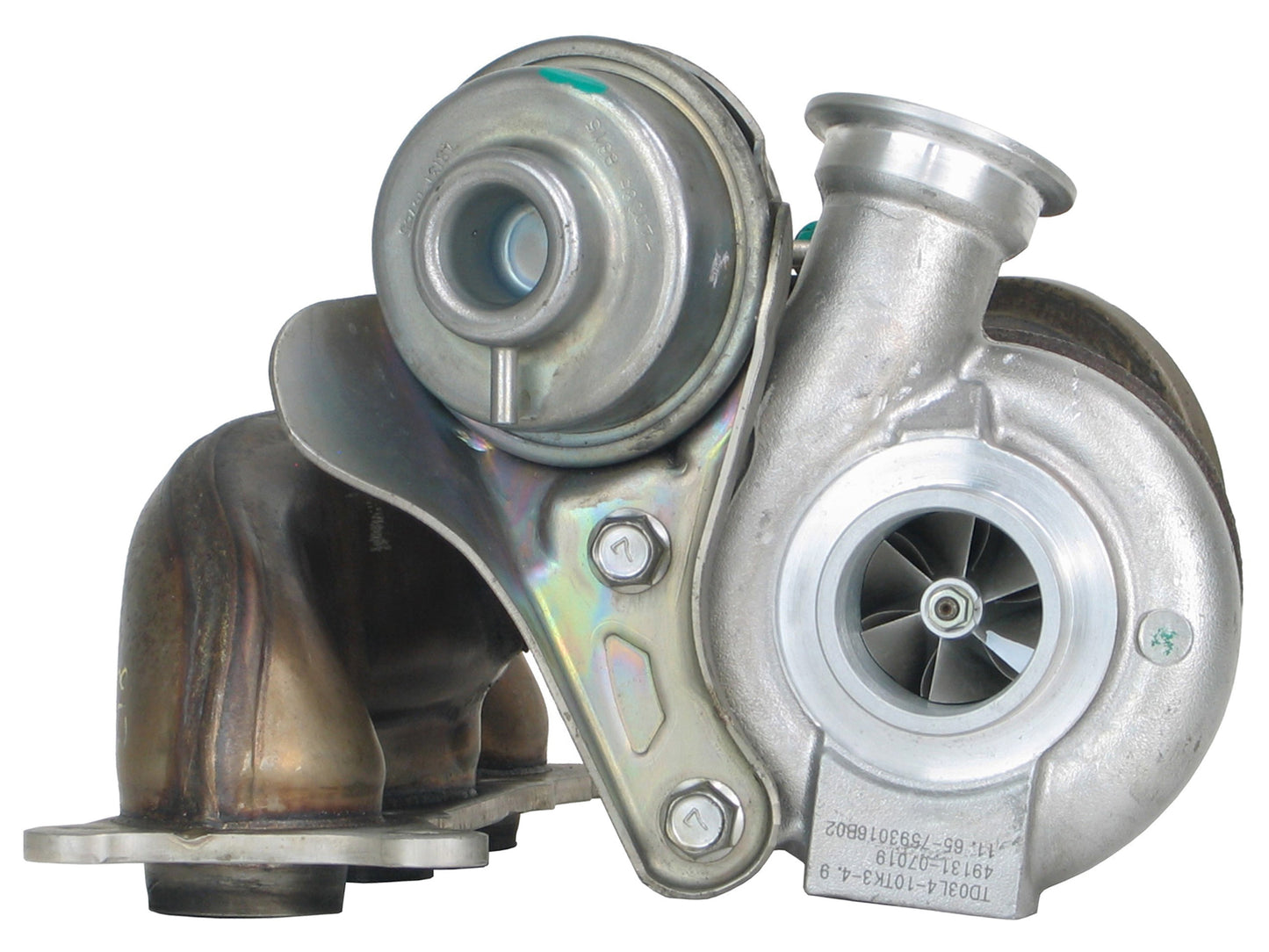 Used Pair MHI TD03L4-10TK3-4.9 Turbo BMW 1 3 CI Bi-turbo N54 49131-07009 07019