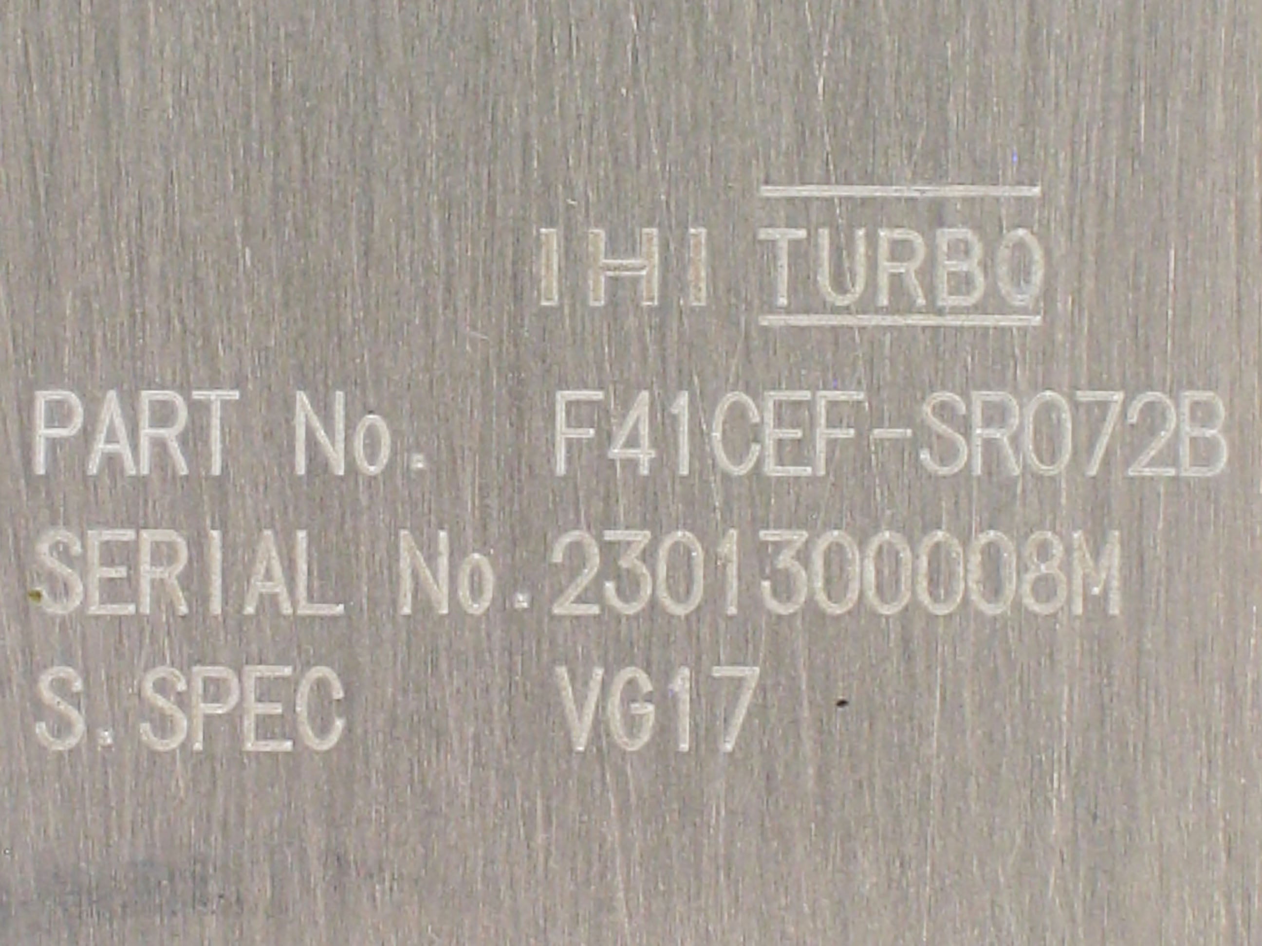 NEW OEM IHI RHF4 Turbo Honda VG17 – TurboTurbos